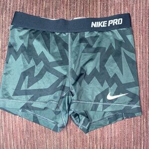 Nike Pro Black and Gray Athletic Shorts